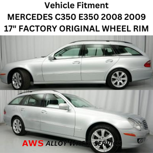 MERCEDES C350 E350 2008 2009 17" FACTORY ORIGINAL WHEEL RIM