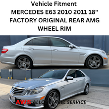 Load image into Gallery viewer, MERCEDES E63 AMG 2010 2011 18&quot; FACTORY ORIGINAL REAR WHEEL RIM 85134 A2124012602