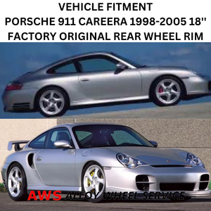 PORSCHE 911 CARRERA 1998-2005 18'' FACTORY ORIGINAL REAR WHEEL RIM