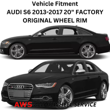 Load image into Gallery viewer, AUDI S6 2013-2017 20&quot; FACTORY ORIGINAL WHEEL RIM 58920 4G0601025J