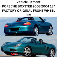 Load image into Gallery viewer, PORSCHE BOXSTER 2003 2004 18&quot; FACTORY OEM FRONT WHEEL RIM 67292 99636213406