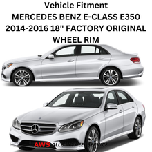 Load image into Gallery viewer, MERCEDES E-CLASS E350 2014-2016 18&quot; FACTORY OEM WHEEL RIM 85397 A2124015702