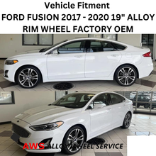 Load image into Gallery viewer, FORD FUSION 2017 - 2020 19 INCH ALLOY RIM WHEEL FACTORY OEM HS7C-1007-E1A 10124