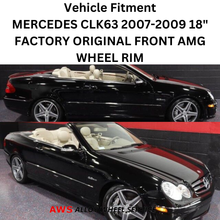 Load image into Gallery viewer, MERCEDES CLK63 2007 2008 2009 18&quot; FACTORY ORIGINAL FRONT AMG WHEEL RIM