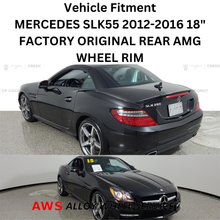 Load image into Gallery viewer, MERCEDES SLK55 2012-2016 18&quot; FACTORY OEM REAR AMG WHEEL RIM 85292 A1724012902