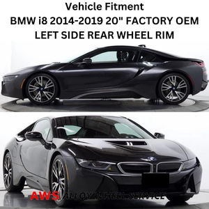 BMW i8 2014-2019 20" FACTORY OEM LEFT SIDE REAR WHEEL RIM 86206 36116857572