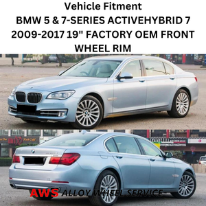 BMW 5 & 7-SERIES ACTIVEHYBRID 7 2009-2017 19" FACTORY ORIGINAL FRONT WHEEL RIM