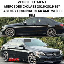 Load image into Gallery viewer, MERCEDES C-CLASS 2016-2019 19&quot; FACTORY ORIGINAL REAR AMG WHEEL RIM
