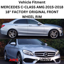 Load image into Gallery viewer, MERCEDES C-CLASS 2015-2018 18&quot; FACTORY OEM FRONT AMG WHEEL RIM 85372 A2054011100