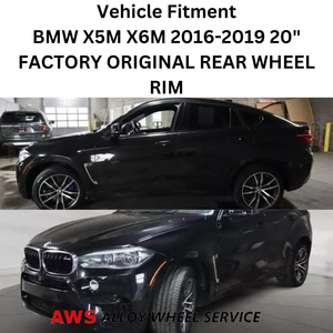 BMW X5M X6M 2016 2017 2018 2019 20" FACTORY ORIGINAL REAR WHEEL RIM