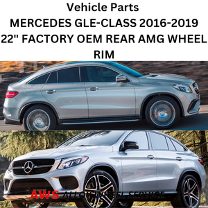 MERCEDES GLE-CLASS 2016-2019 22" FACTORY OEM REAR AMG WHEEL RIM 85493 A2924012100