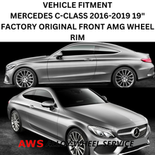 Load image into Gallery viewer, MERCEDES C-CLASS 2016-2019 19&quot; FACTORY ORIGINAL FRONT AMG WHEEL RIM