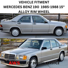 Load image into Gallery viewer, MERCEDES BENZ 190 1985-1988 15&quot; ALLOY RIM WHEEL FACTORY OEM 65136 1284003002