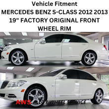 Load image into Gallery viewer, MERCEDES S-CLASS 2012 2013 19&quot; FACTORY ORIGINAL WHEEL RIM