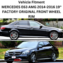 Load image into Gallery viewer, MERCEDES E63 2014-2016 19&quot; FACTORY ORIGINAL FRONT AMG WHEEL RIM