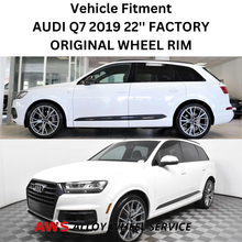 Load image into Gallery viewer, AUDI Q7 2019 22&#39;&#39; FACTORY ORIGINAL WHEEL RIM 59053 4M0601025CP