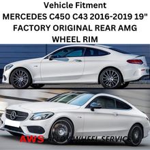 Load image into Gallery viewer, MERCEDES C450 C43 2016-2020 19&quot; FACTORY OEM REAR AMG WHEEL RIM 85451 A2054016600