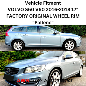 VOLVO S60 V60 2016-2018 17" FACTORY ORIGINAL WHEEL RIM "Pallene" 70410 31400029