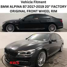 Load image into Gallery viewer, BMW ALPINA B7 2017 2018 2019 20&quot; FACTORY ORIGINAL FRONT WHEEL RIM