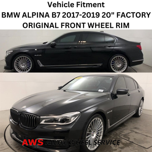 BMW ALPINA B7 2017-2019 20" FACTORY OEM FRONT WHEEL RIM 86320 36107992582