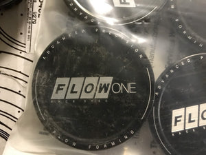 SET OF 4 FLOW ONE WHEEL CENTER CAPS