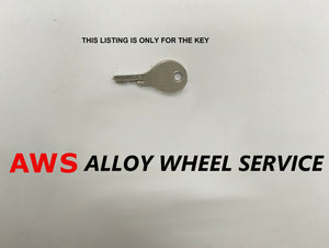 BMW ALPINA Wheel Hub/Center Cap Lock Key Made To Code Number-STS & DOM Lock Keys