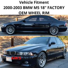 Load image into Gallery viewer, BMW M5 2000-2003 18&quot;  FACTORY OEM FRONT WHEEL RIM 59322 36112228950