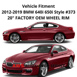 BMW 640i 650i 2012-2018 20" FACTORY OEM FRONT WHEEL RIM 71521; 7843715