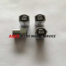 Load image into Gallery viewer, SET OF 4 AUDI VALVE CAPS