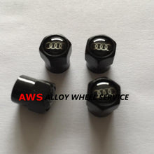 Load image into Gallery viewer, SET OF 4 AUDI VALVE CAPS