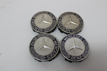 Load image into Gallery viewer, SET OF 4 GENUINE MERCEDES BENZ CENTER CAPS