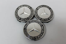 Load image into Gallery viewer, SET OF 3 GENUINE MERCEDES BENZ CENTER CAPS