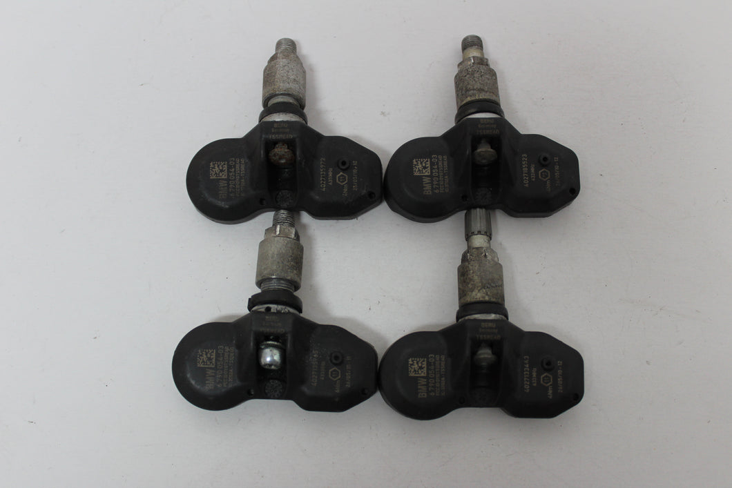 SET OF 4 GENUINE BMW FACTORY OEM TIRE PRESSURE TPMS SENSORS