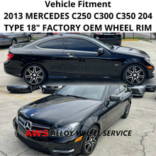 Load image into Gallery viewer, MERCEDES C-CLASS 2013-2015 18&quot; FACTORY ORIGINAL REAR AMG WHEEL RIM