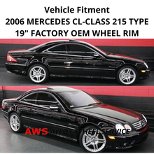 Load image into Gallery viewer, MERCEDES BENZ CL55 2006 19 INCH ALLOY RIM WHEEL FACTORY OEM REAR 85092 A2204001602