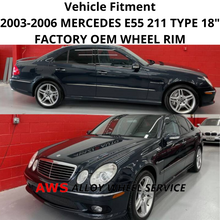 Load image into Gallery viewer, MERCEDES E55 2003-2006 18&quot; FACTORY ORIGINAL FRONT AMG WHEEL RIM