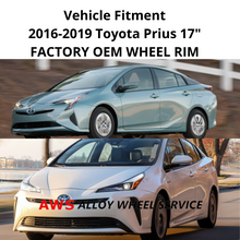 Load image into Gallery viewer, TOYOTA PRIUS 2016 - 2019 17 INCH ALLOY RIM WHEEL FACTORY OEM