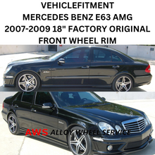 Load image into Gallery viewer, MERCEDES E63 2007 2008 2009 18&quot; FACTORY ORIGINAL FRONT WHEEL RIM
