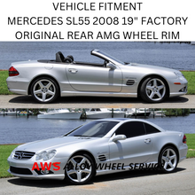 Load image into Gallery viewer, MERCEDES SL55 2008 19&quot; FACTORY ORIGINAL REAR WHEEL RIM 85040 A2304013102