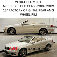 Load image into Gallery viewer, MERCEDES CLK-CLASS 2006-2009 18&quot; FACTORY OEM AMG WHEEL RIM REAR
