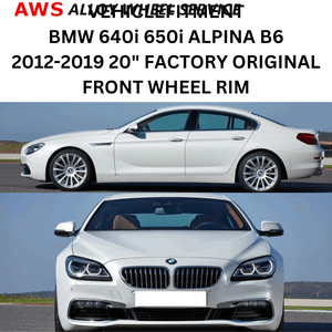 BMW 640i 650i ALPINA B6 2012-2019 20" FACTORY ORIGINAL FRONT WHEEL RIM