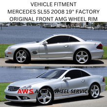 Load image into Gallery viewer, MERCEDES SL55 2008 19&quot; FACTORY ORIGINAL FRONT WHEEL RIM 85039 A2304013002