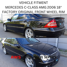 Load image into Gallery viewer, MERCEDES C-CLASS AMG 2006 18&quot; FACTORY ORIGINAL FRONT WHEEL RIM