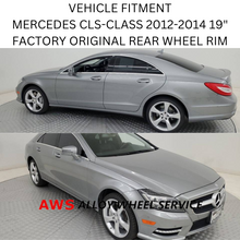 Load image into Gallery viewer, MERCEDES BENZ CLS550 2012 2013 2014 19&quot; FACTORY ORIGINAL REAR WHEEL RIM
