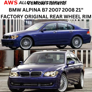 BMW ALPINA B7 2007 2008 21" FACTORY OEM REAR WHEEL RIM 71166 36107966288