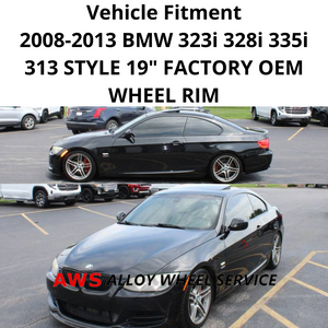 BMW 323i 328i 335i 2008-2013 19" FACTORY OEM FRONT WHEEL RIM 71390 36116787647