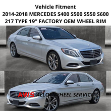 Load image into Gallery viewer, MERCEDES S550 2015-2018 19&quot; FACTORY ORIGINAL FRONT WHEEL RIM