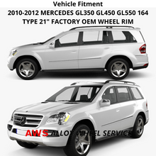 Load image into Gallery viewer, MERCEDES BENZ GL-CLASS 2010-2012 21 INCH ALLOY RIM WHEEL FACTORY OEM AMG 85108 A1644017002