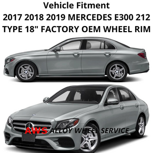 MERCEDES E300 2017 2018 18" FACTORY ORIGINAL FRONT WHEEL RIM