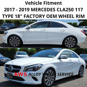 MERCEDES CLA250 2017-2019 18" FACTORY ORIGINAL WHEEL RIM 85572 A2464011700